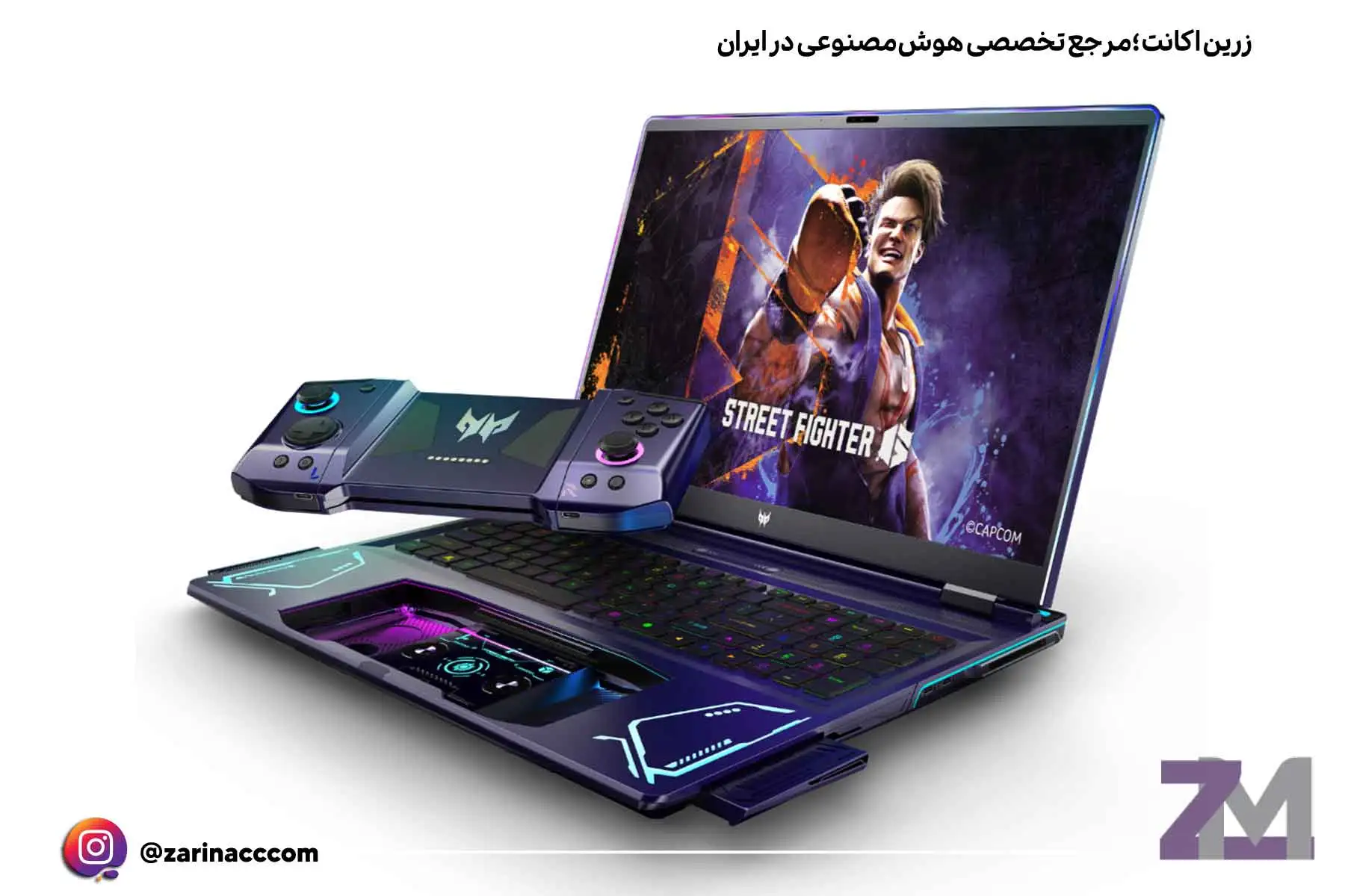 متفاوتترین لپتاپ امسال؛ ایسر «دوالپلی» با دسته جداشدنی شبیه نینتندو سوییچ معرفی شد