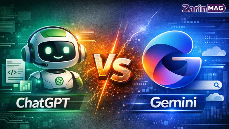 مقایسه کامل ChatGPT و Gemini؛ کدام بهتر است؟ 1 معرفی کوتاه ChatGPT و Gemini