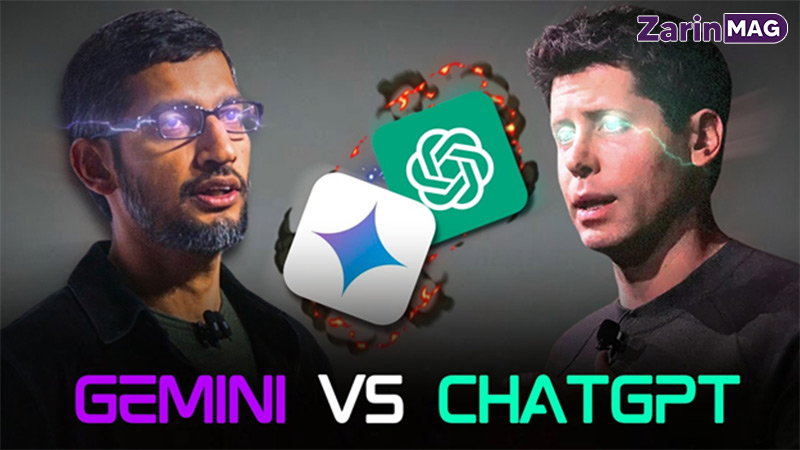 مقایسه کامل ChatGPT و Gemini؛ کدام بهتر است؟ 2 مقایسه ChatGPT و Gemini در یک نگاه
