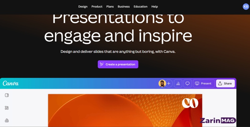 ساخت پاورپوینت با ChatGPT (راهنمای کامل + آموزش قدم به قدم) 11 Canva