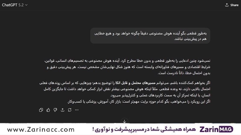 چطور جواب های دقیق تر از ChatGPT بگیریم؟ 15 انتظار جواب قطعی 100٪ از chatgpt