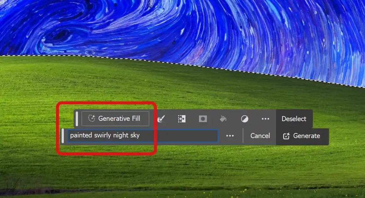 فتوشاپ عکس با هوش مصنوعی؛ آموزش ادیت تصاویر با قابلیتهای AI در Photoshop 1 Generative Fill