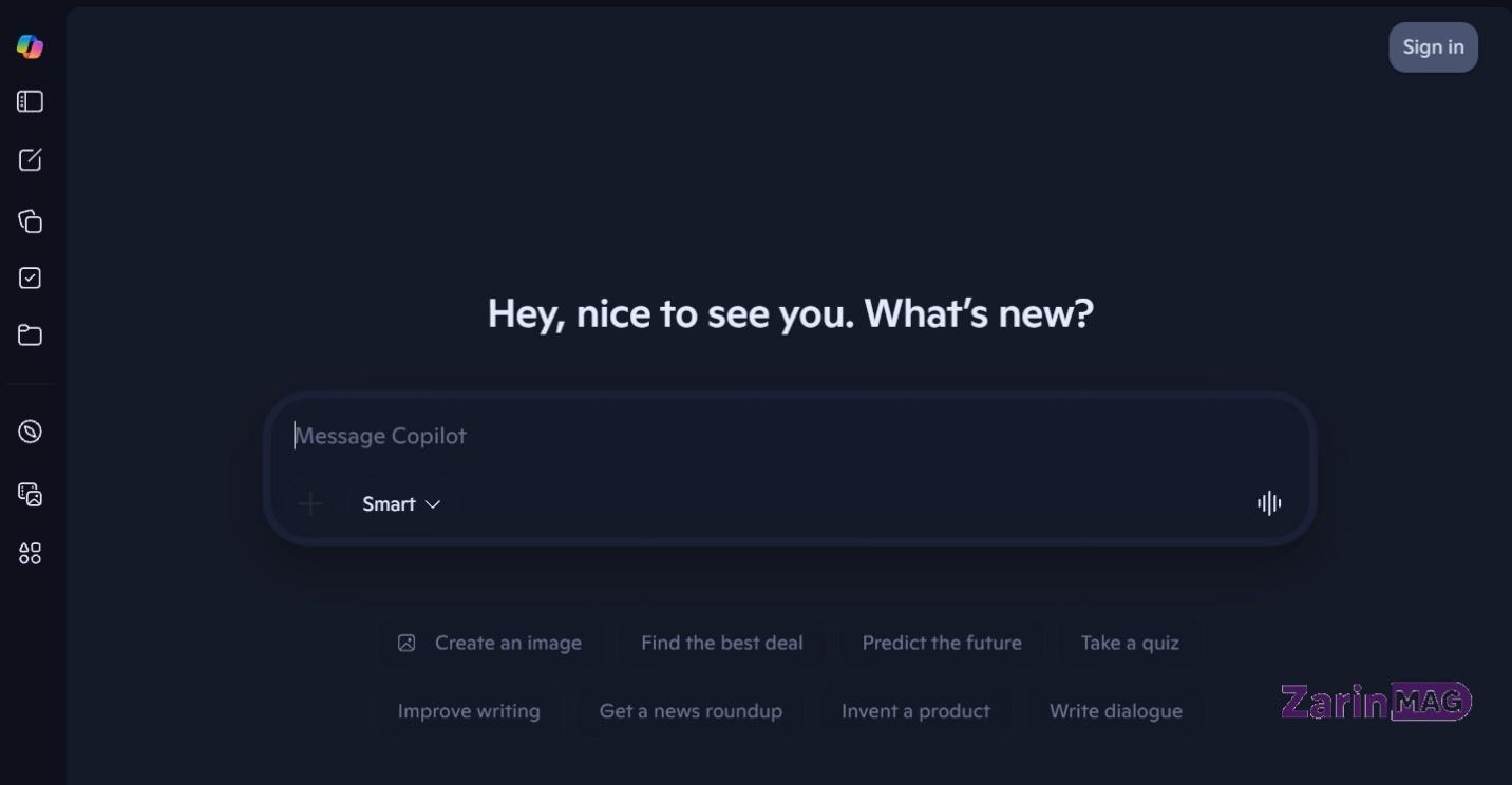 استفاده از ChatGPT بدون ثبت نام 9 استفاده از Microsoft Copilot یا Bing