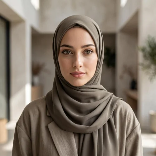 لیست ۴۰ بهترین پرامپت عکس دخترانه + طبیعی و خفن برای پروفایل 35 عکس دخترانه با حجاب در آتلیه